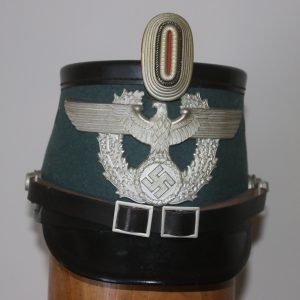 ORIGINAL WW2 GERMAN POLICE SHAKO FOR 