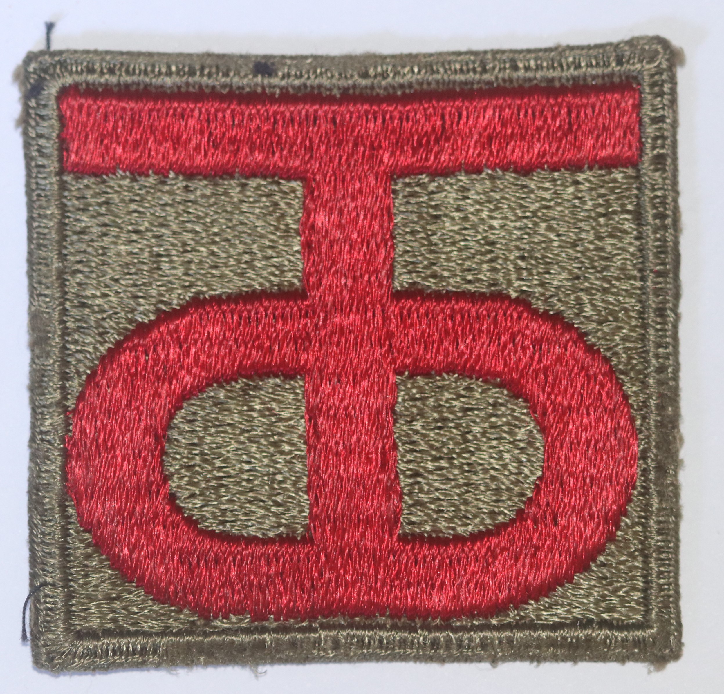Division d'Infanterie 90th DI Ecusson Patch 